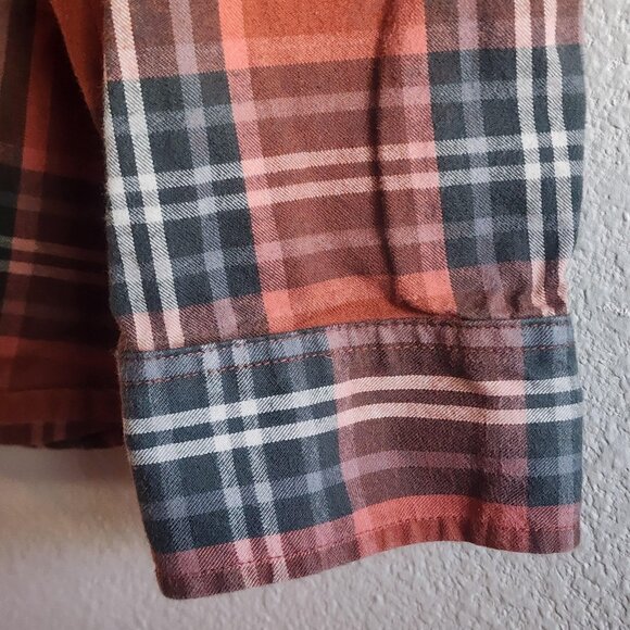 REI Cooperative Shirt Mens 2XL Red Plaid Flannel Button Front Long Sleeve Cotton - Picture 3 of 9